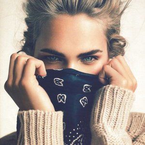 Designer Fashion - Silk Bandana, Face Mask, Scarf